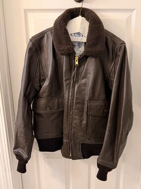 US Navy issue G-1 Leather Flight Jacket - 42